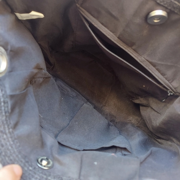 Magid Black Paper Straw Tote Handbag - Picture 10 of 10